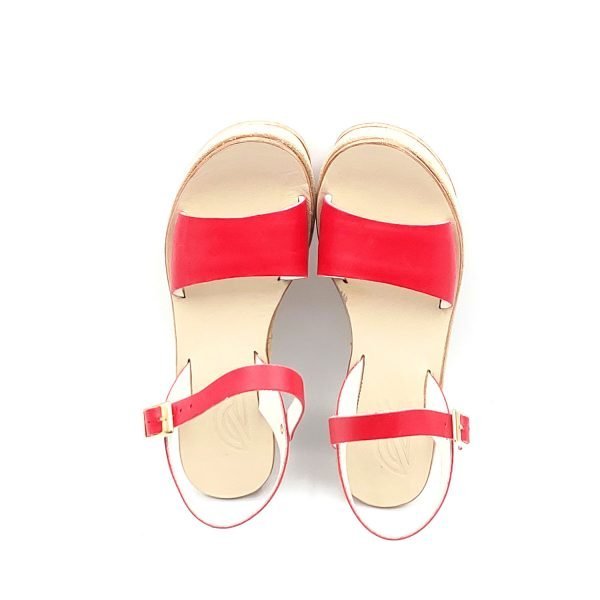 Sandali zeppa fascia