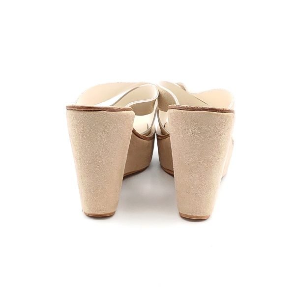 Sandali zeppa incrocio