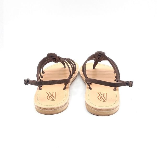 Sandali infradito fascie camoscio