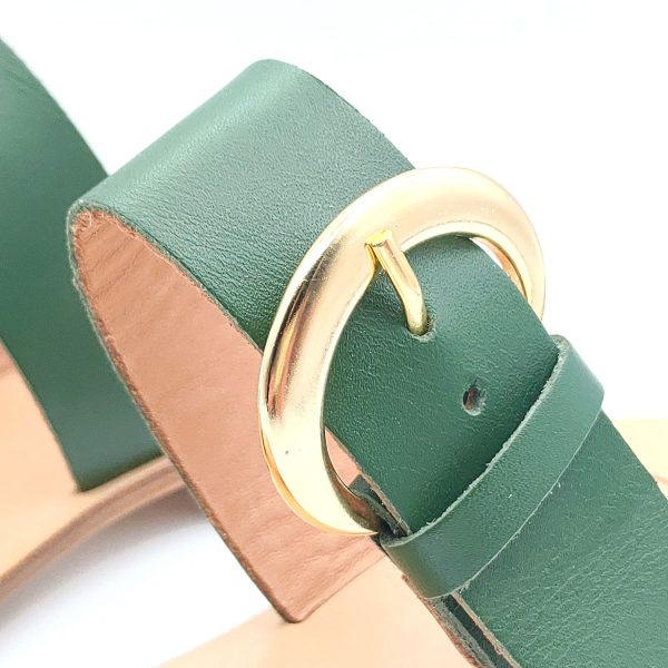 Sandali ciabatta bassi fibbia