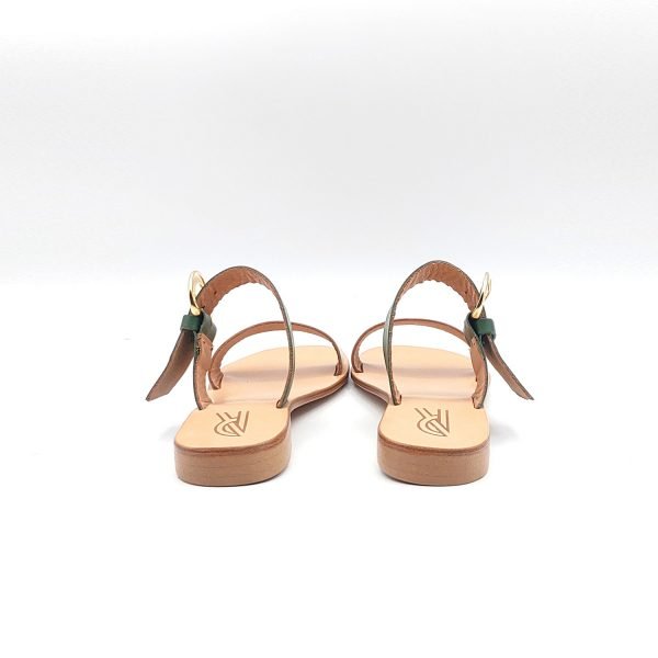 Sandali ciabatta bassi fibbia