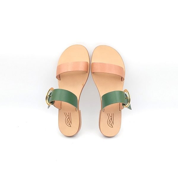 Sandali ciabatta bassi fibbia