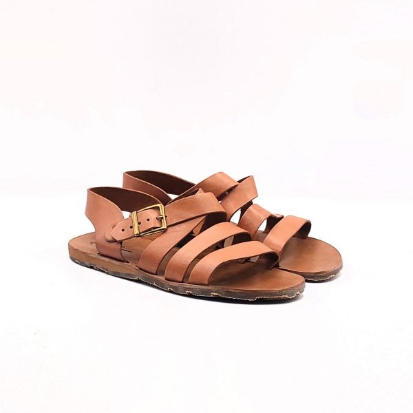 Sandali fibbia fasce