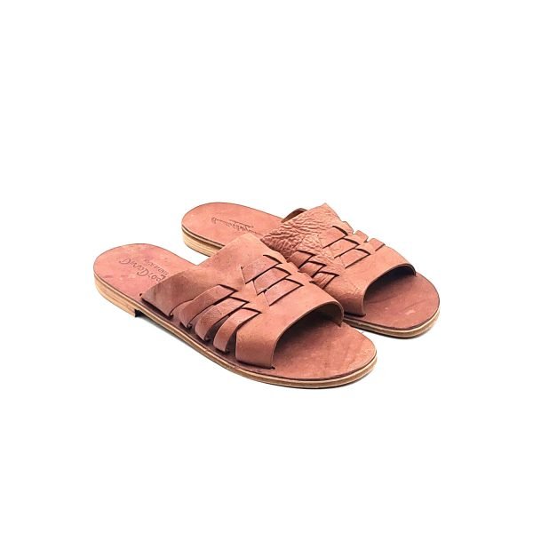 Sandali ciabatta chiusura incrocio