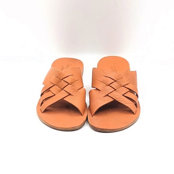 Sandali ciabatta incrocio dettaglio fasce