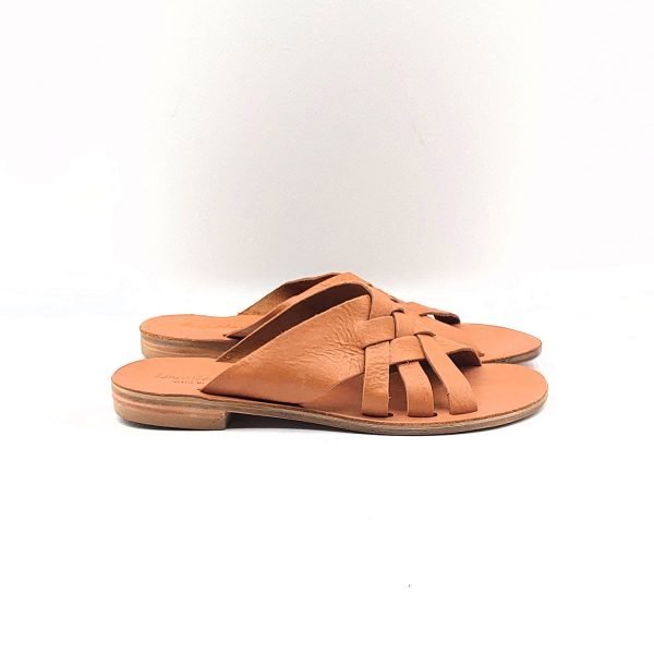 Sandali ciabatta incrocio dettaglio fasce