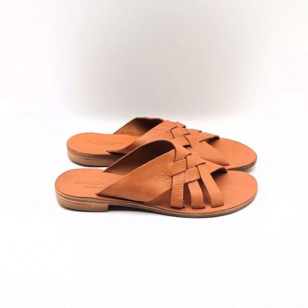 Sandali ciabatta incrocio dettaglio fasce