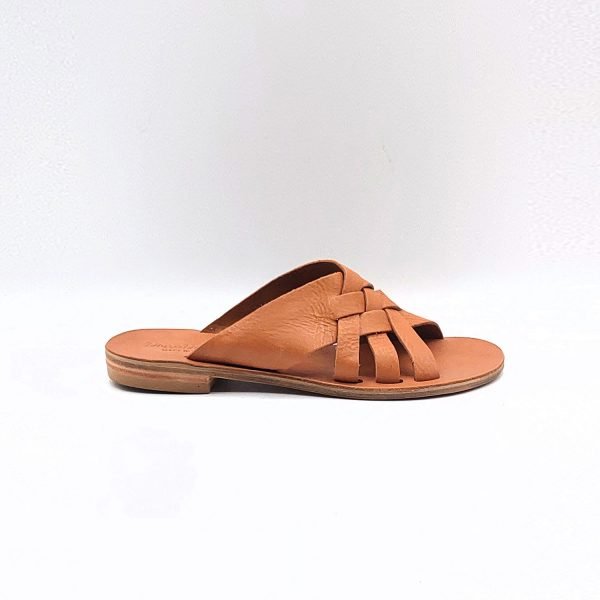 Sandali ciabatta incrocio dettaglio fasce