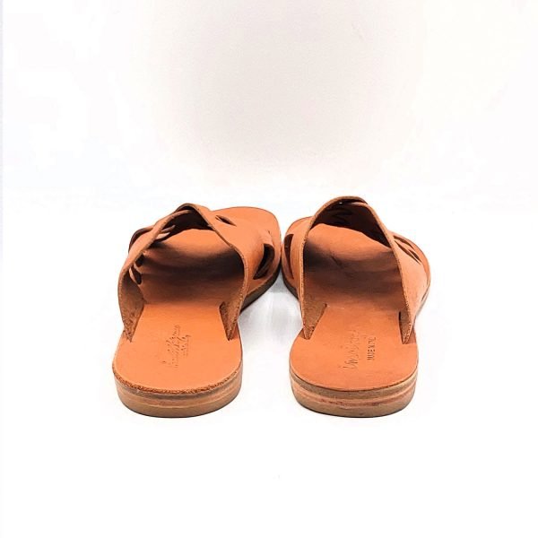 Sandali ciabatta incrocio dettaglio fasce