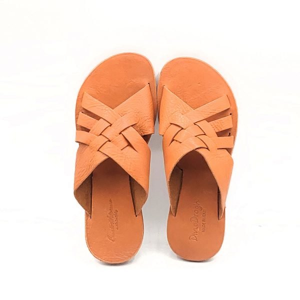 Sandali ciabatta incrocio dettaglio fasce