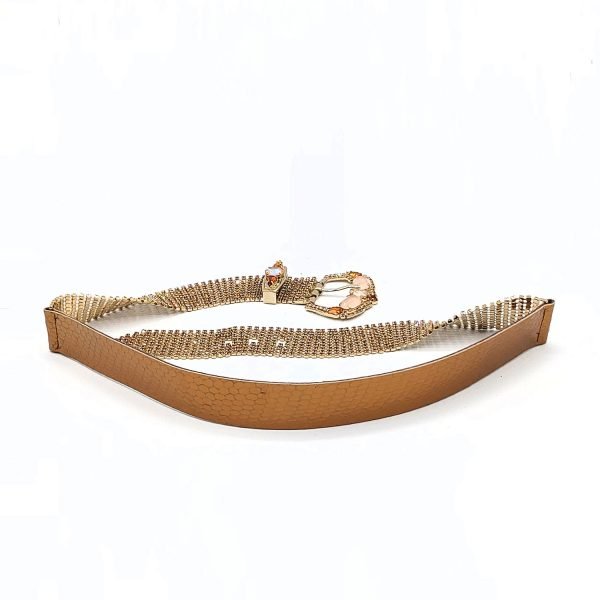 Cintura swarovski ambra rame