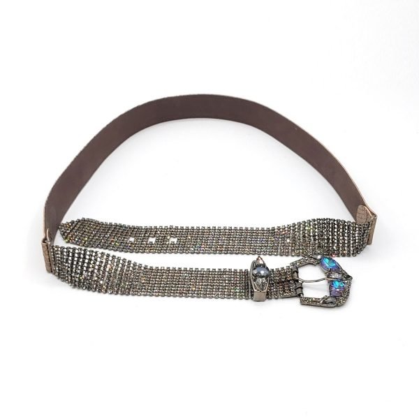 Cintura swarovski fume peltro