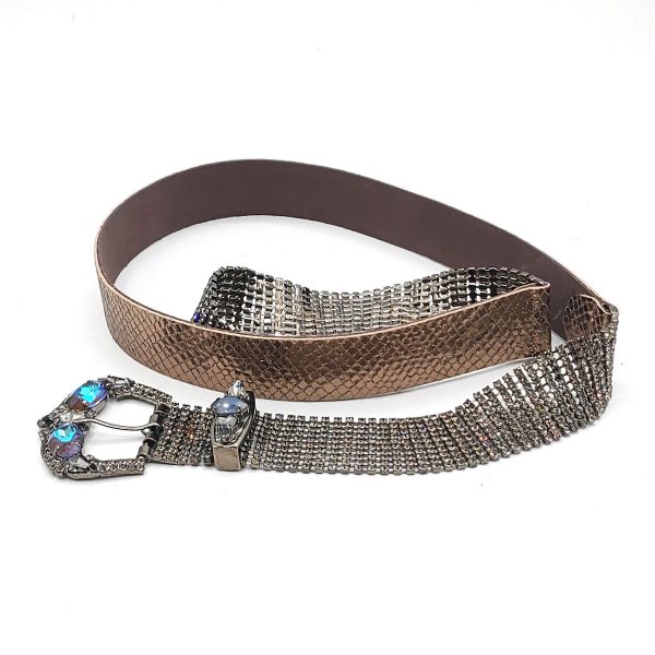 Cintura swarovski fume peltro