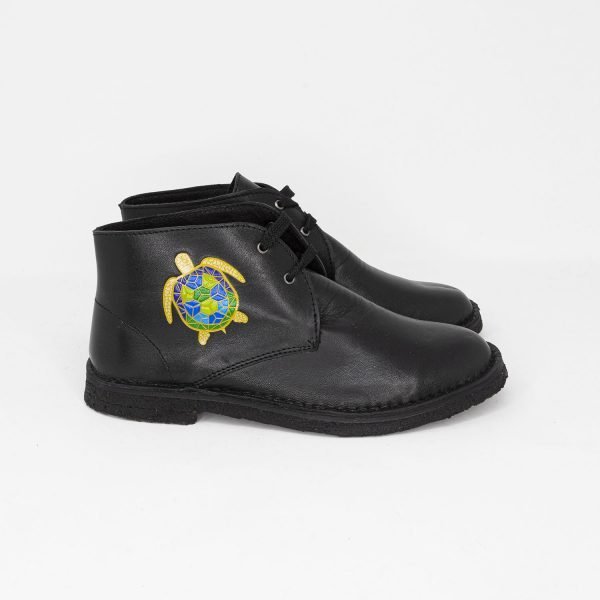 Polacchine in pelle con stampo