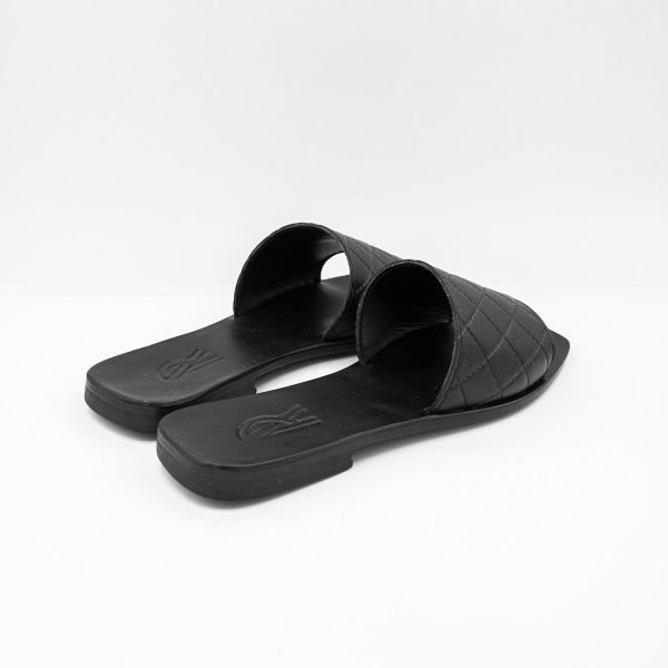 Sandali black leather