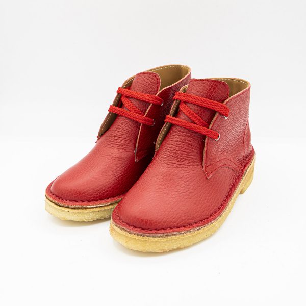 Polacchino leather natural laccio