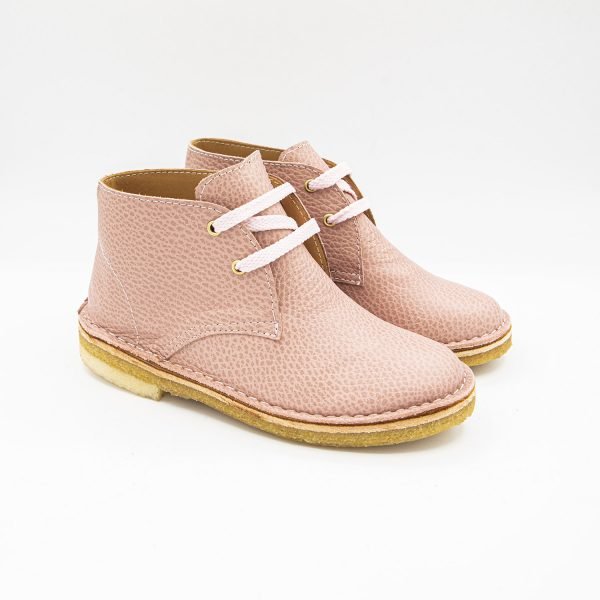 Polacchino leather natural laccio