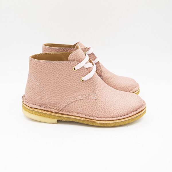 Polacchino leather natural laccio