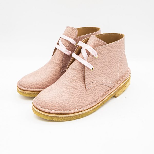 Polacchino leather natural laccio