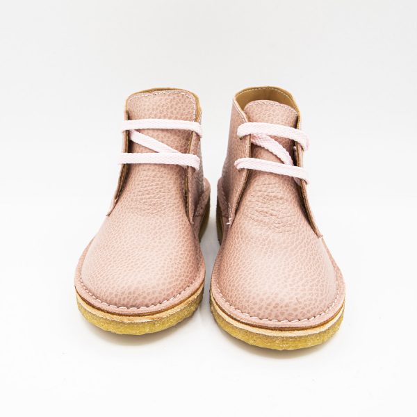 Polacchino leather natural laccio