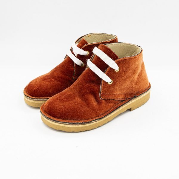 Polacchino velluto ruggine