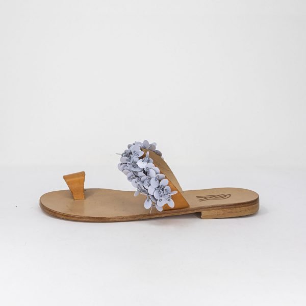 Sandali infradito fascia flower