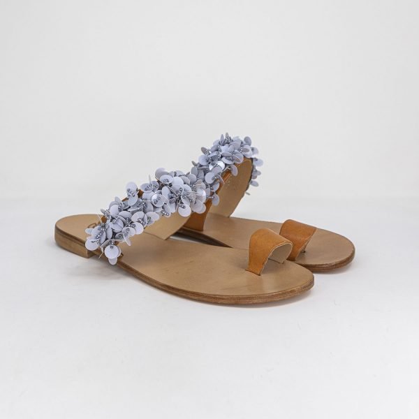 Sandali infradito fascia flower