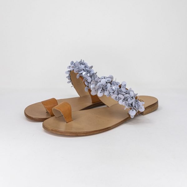 Sandali infradito fascia flower