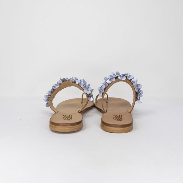 Sandali infradito fascia flower