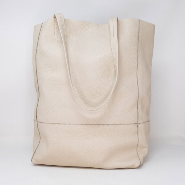 Borsa in pelle lavata