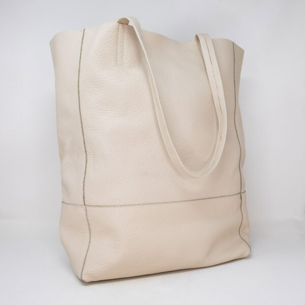 Borsa in pelle lavata