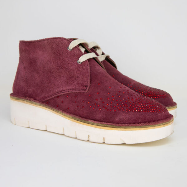 Polacchine fondo eva in camoscio