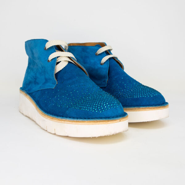 Polacchine fondo eva in camoscio