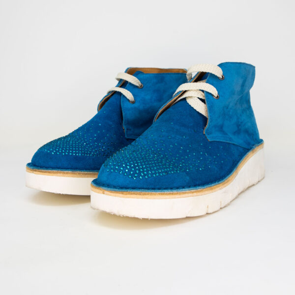 Polacchine fondo eva in camoscio