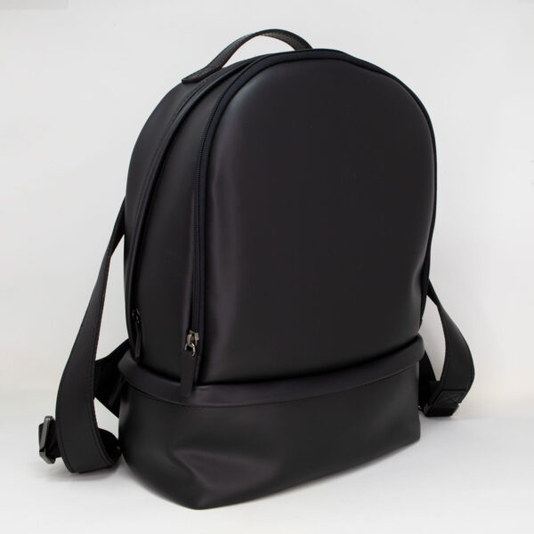 Zaino in vera pelle con doppia cerniera